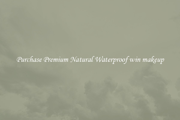 Purchase Premium Natural Waterproof win makeup