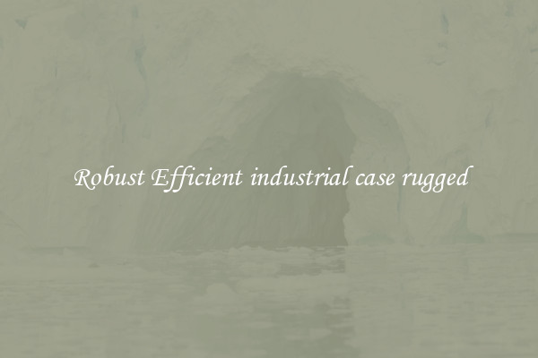 Robust Efficient industrial case rugged