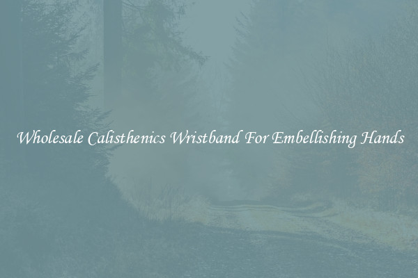 Wholesale Calisthenics Wristband For Embellishing Hands